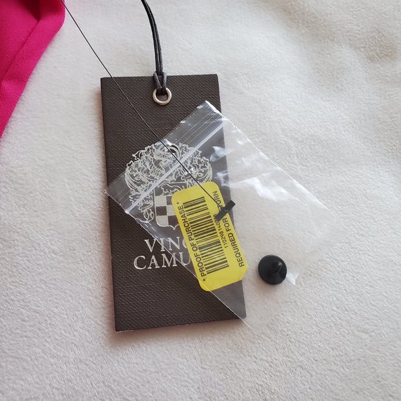 Vince Camuto Plus Size 2X Pink Black LS Top NWT - Picture 9 of 14